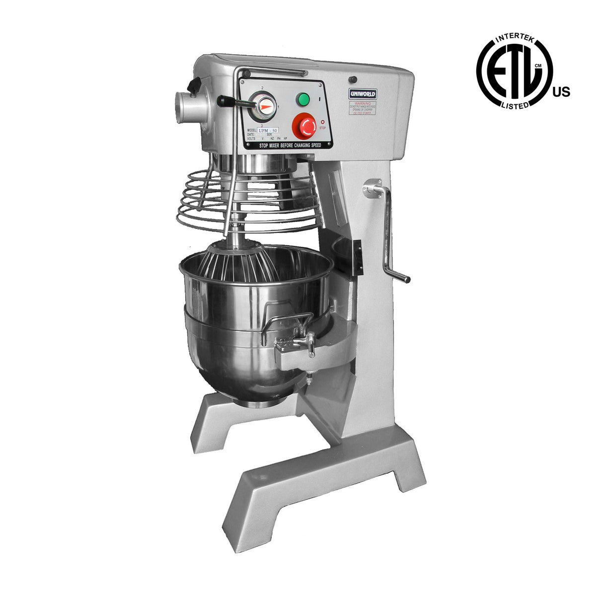 UPM-30ET | Planetary Mixer – UNIWORLD EQUIPMENT